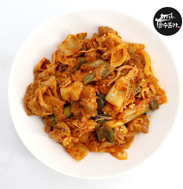 대구 칠성시장 기사식당 간편 두루치기 삼겹 김치 제육볶음 500g, 8개