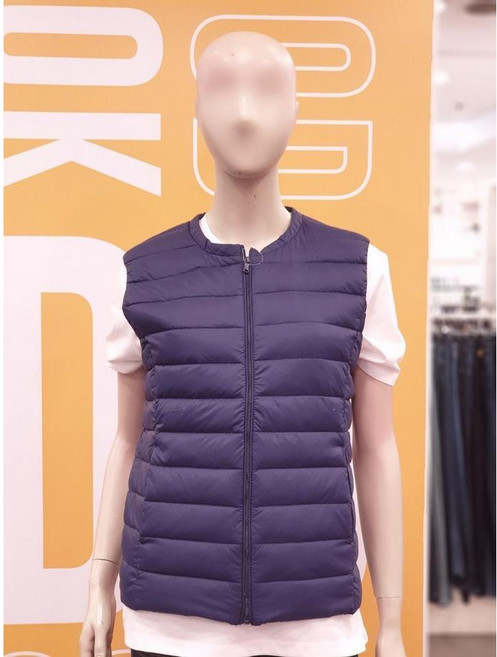 뱅뱅 구스 초경량 라운드 조끼