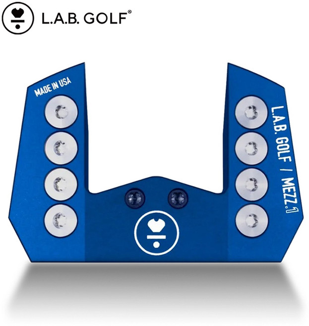랩골프 LAB MEZZ.1 블루 말렛 제로토크 퍼터, 34도