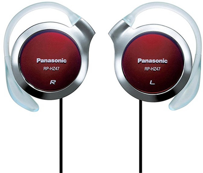 파나소닉 유선이어폰, RP-HZ47, 레드