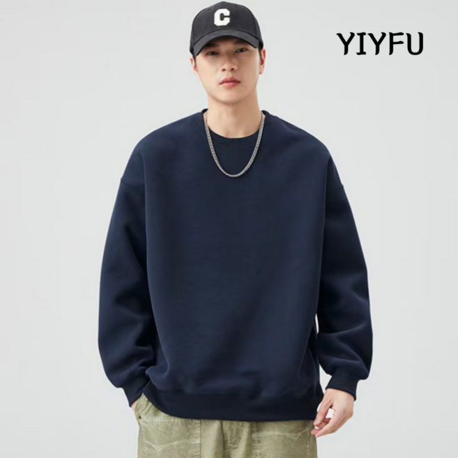 남자맨투맨 남성 무지 라운드 맨투맨 풀오버 가을 긴팔티셔츠