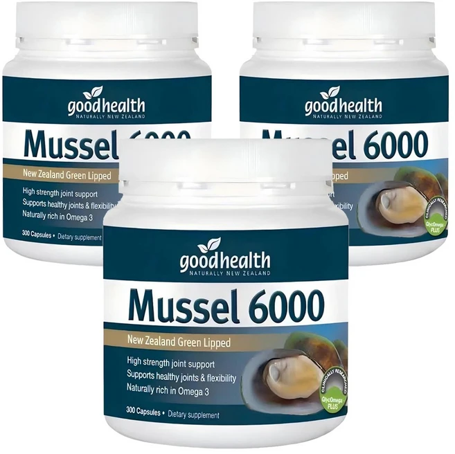 굿헬스 머셀 6000 뉴질랜드 그린 립 캡슐, 300정, 3개 - 쿠팡
