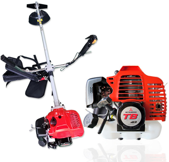 카즈 미쓰비시 TB-43 엔진 2행정 견착식 예초기 일체형 VS400 일본완제품