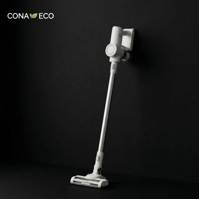 코나에코홈 BLDC 차이슨 무선청소기 CVC-500A 퓨어클린 저소음 강력흡입, 화이트