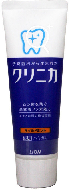 LION 獅王 CLINICA 酵素牙膏 溫和薄荷 130g 減少蛀牙修護琺瑯質 日本原裝, 1個
