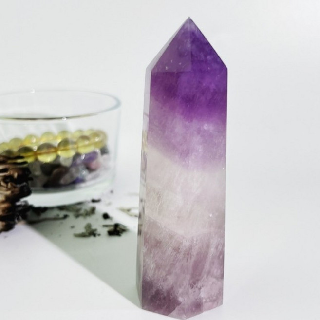 紫螢石 粉螢石 透明螢石 螢石柱