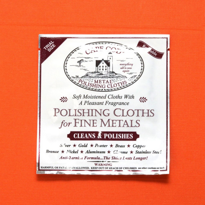 케이프코드 폴리싱천 트라이얼 미국산 미제 시계 금속 스텐레스 금 은 주얼리 반지 아이폰 광택 기스 변색 제거 은세척, 1개