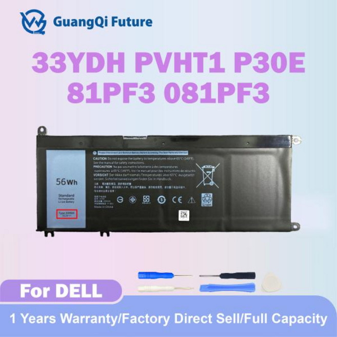 델 Latitude 15 3590 3580 배터리 33YDH PVHT1 Inspiron 17 7000 7778 7779 7786 15 7577 Latitude 13 3380 14, 1)China Mainland