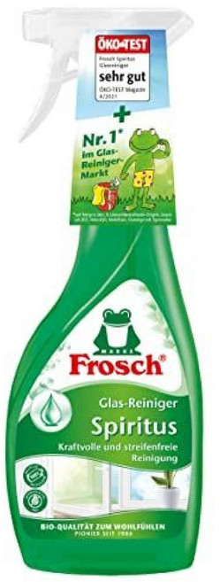 FROSCH 내추럴 바이오 스피릿 글래스 멀티 서피스 클리너 16.9OZ 2팩, 2
