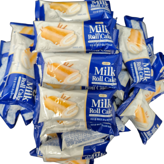 촉촉한 밀크 롤케이크, 40개, 20g