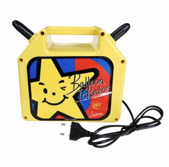 풍선 펌프 죠이 2구 전기 인플레이터, 혼합색상, 10개