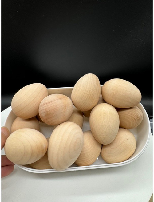 京綸 原木雞蛋 6*4.5cm 虎爺 木蛋 復活節 彩蛋 雞蛋 鳥蛋 兒童 彩繪 創意 塗鴉