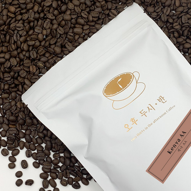 오후두시반 원두커피 케냐 AA 500g 로스팅, 1개