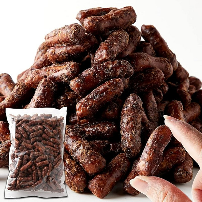 천연 생활 오키나와 흑설탕 카린토 350g 흑설탕 일본식 과자 카린토 간식 과자 검은 꿀, 1개, 1g
