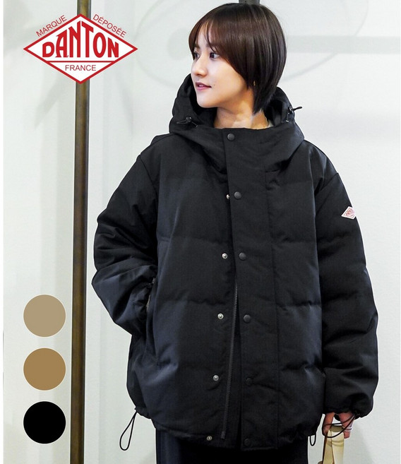 DANTON 여성 다운 후드 패딩 재킷 DT-A0008