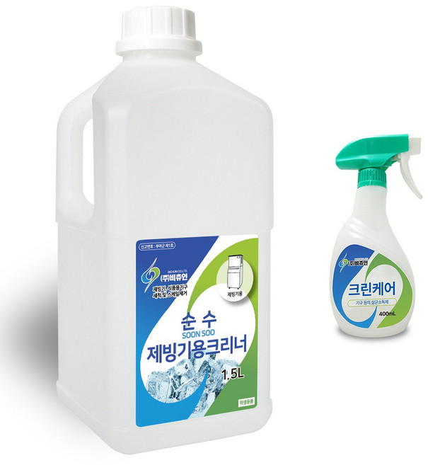 비츄인 순수 제빙기용 크리너 업소용 제빙기 세정제 위생관리 필수템, 1개, 1.5L