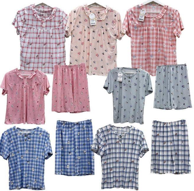 콜드터치 냉감원단 폭스클럽 아동 주니어 캐릭터 잠옷 상하 반팔반바지세트