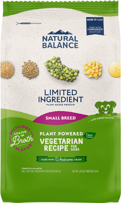 내추럴발란스 어덜트 강아지 LI 브로스 코팅 건식사료, 곡물, 2.04kg, 1개