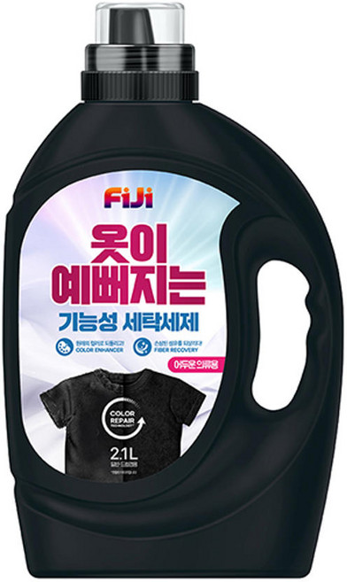 피지 옷이 예뻐지는 어두운 의류용 2.1L 1개, 1