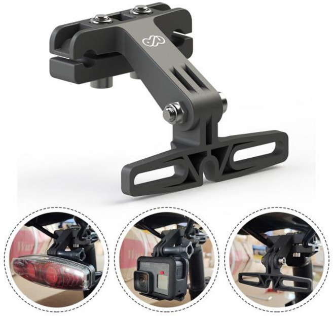 TWTOPSE 자전거 후미등 마운트 PROLOGO SCRATCH M5 들 구멍 장착 고프로 사이클링 랙 브래킷 거치대, 06 Mount Base CATEYE, 1개