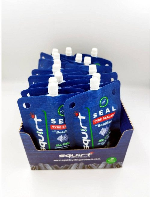 【單車元素】Squirt SEAL 無內胎補胎液 120ml易填充袋 可補6mm胎, 1個