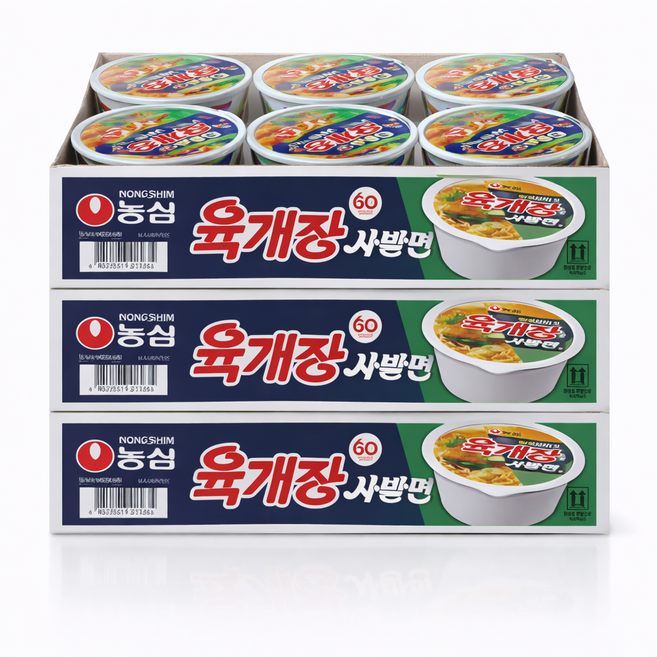 소컵라면 농심 육개장 사발면, 24개