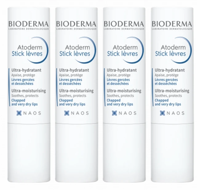 바이오더마 아토덤 스틱레브르 립밤, 4g, 4개 - 쿠팡