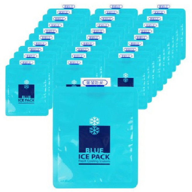(DAEHAN) 아이스팩 반제품 ( 특대 21 x 27 ) 100개, 아이스팩 반제품 /젤반제품 특대(21x27)100개, 1개