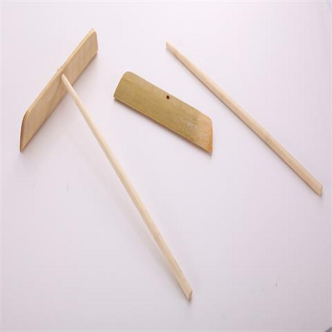 竹蜻蜓刮板 煎餅工具 雞蛋餅刮板 翻餅桿 家用烙煎餅耙子, 1個, 硅膠小毛刷（2個）130cm