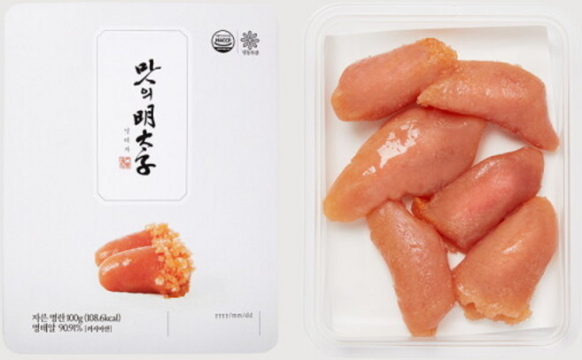 한끼명란 [맛의명태자] 자른 명란 100g 명란젓 백명란 파지 무색소, 1개