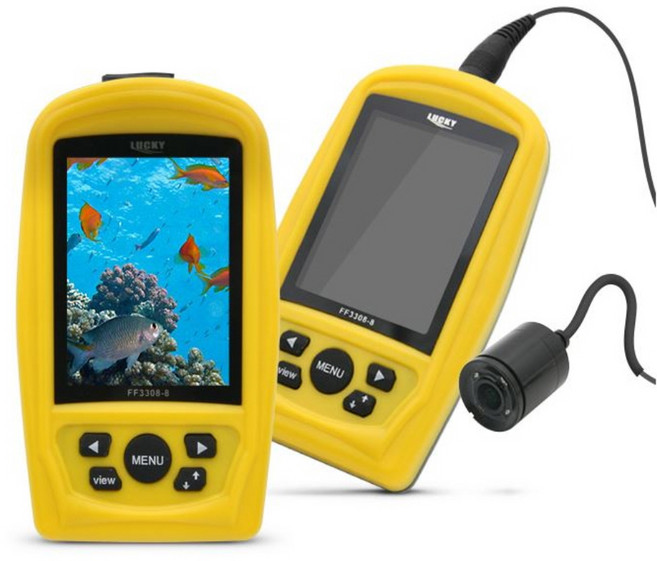 휴대용 LCD화면 어군탐지기 20M 바다 강 민물 어탐기 낚시 용품 수중 카메라 캠 지하 배수관 선박 보트