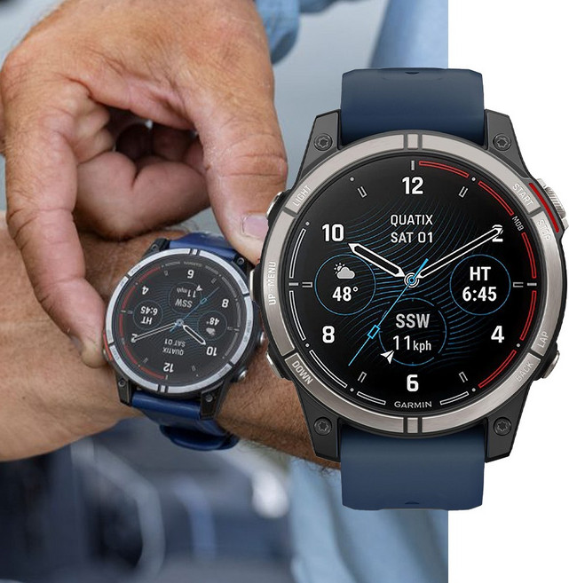 가민 쿼틱스7 프로 멀티스포츠 GPS 스마트워치 해양 서핑 골프 스키