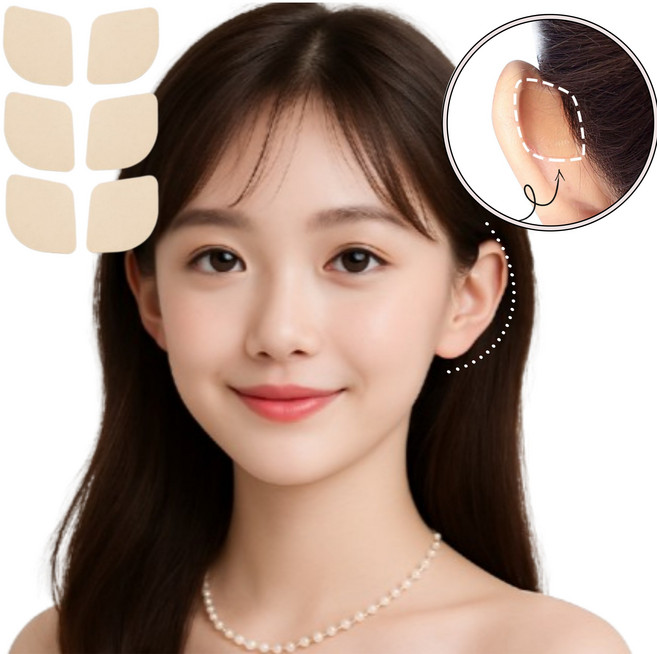 집공감 요정귀 귀세우는 누운귀 테이프 귀스티커 재사용, 1세트, 스킨