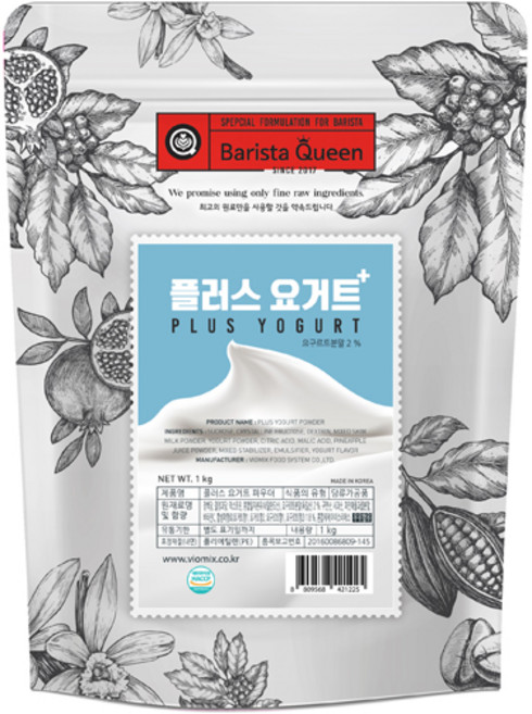 바리스타퀸 플러스 요거트 파우더, 1g, 1개입, 1개