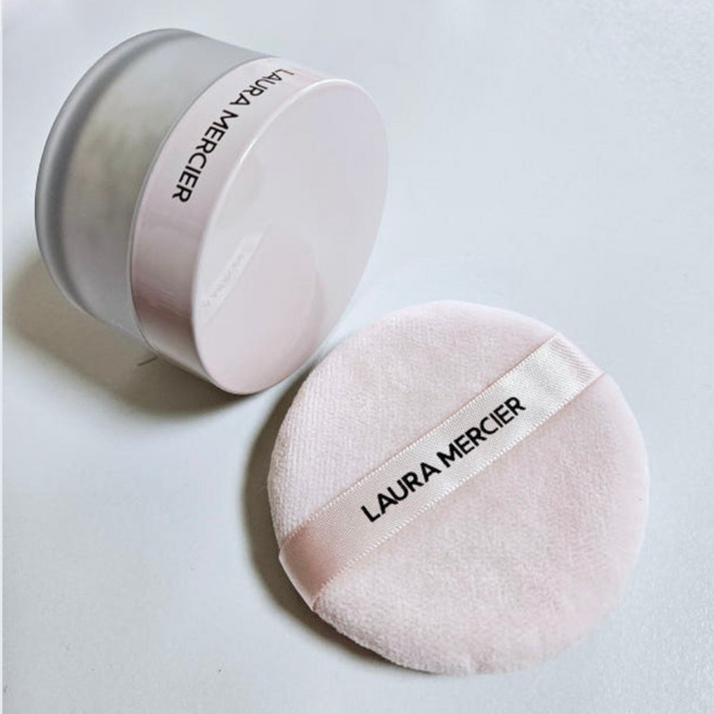 로라메르시에 미네랄 피니싱 파우더, 연핑크 뚜껑 (퍼프 세트), 미네랄 파우더, 1개