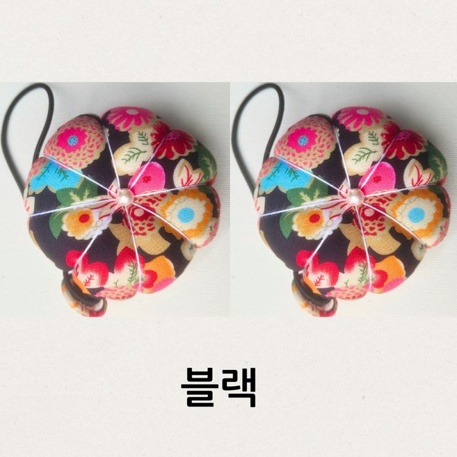 셀고 미싱에 감아쓰는 플라워 이쁘니 시침핀봉, 2개, 블랙