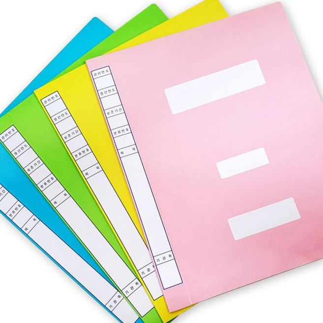 에코에코청운 종이 정부화일 A4, 분홍., 30개