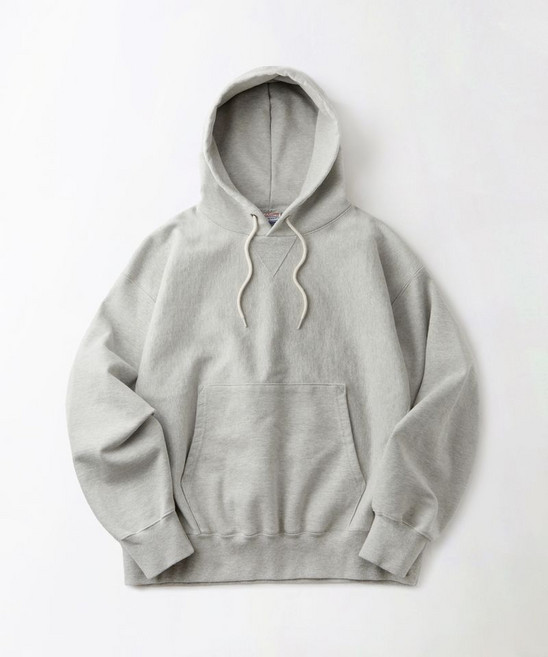 [국내정품] 아웃스탠딩 후드티 리버스 HEAVY HOOD SWEAT_3%MELANGE GRAY 168726