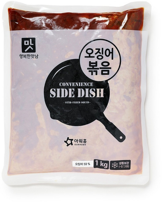 아워홈 행복한맛남 오징어볶음, 1kg, 2개