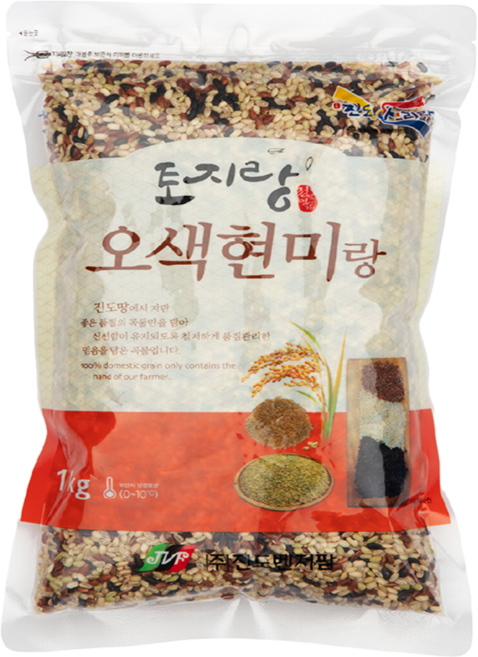 [100% 국산 햇곡] 생산일이 명확한 국산 오색현미, 1개, 1kg (1kgx1봉)