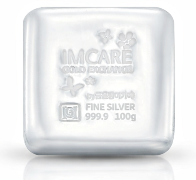 순은 실버바 100g 999.9% 포나인 홀마크 주물은 은테크 시그니처 블로썸