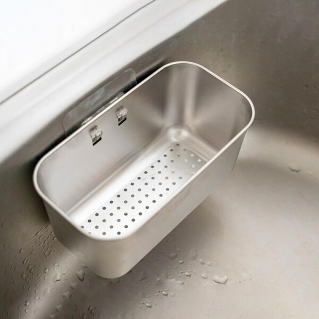 잔반정리 코너걸이형 물빠짐 스탠 음식물쓰레기통 자취생, 삼각형