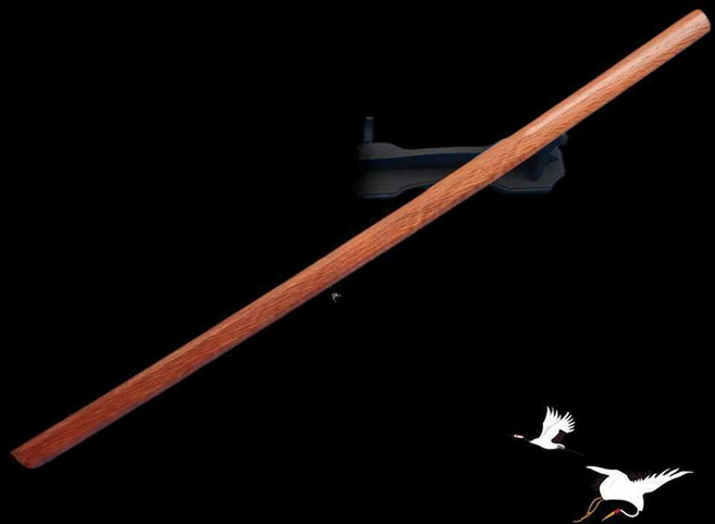 검도 중량 목도 훈련용 컬러 오리지널 가검 중량목검 나무 인테리어 장검 코스프레 흑색 원색, 블랙 115cm+코일, 1개