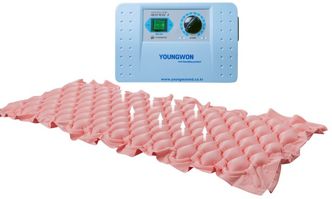 영원메디칼 욕창방지에어매트 AD-2 LV PINK 교대부양 에어매트리스, 1개