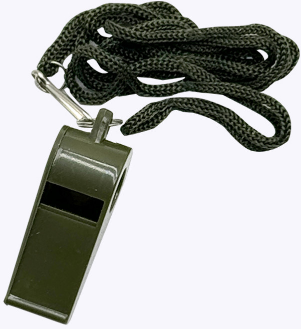 국방 호각 / 호루라기, 국방색, 1개