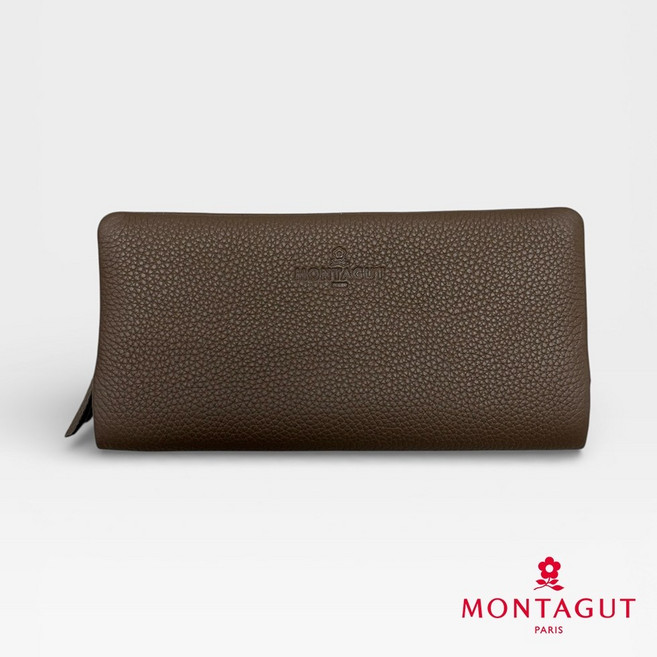 MONTAGUT 夢特嬌 時尚頭層牛皮真皮女用皮夾