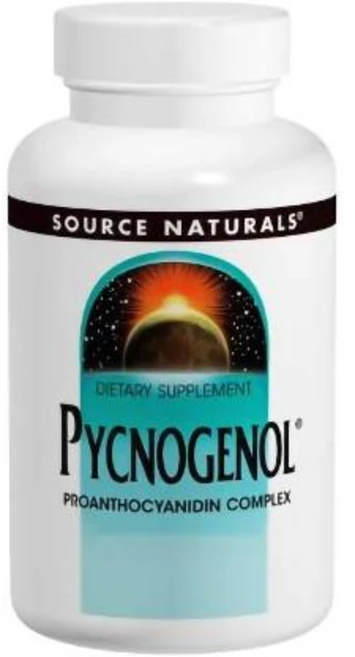 Source Naturals 피크노제놀 25mg 타블렛, 1개, 120정 - 쿠팡