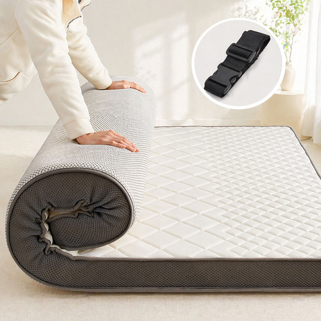 네루양품 25D폼&라텍스 매트리스 바닥 침대 접이식 토퍼 수면매트 푹신탄탄 매트릭스