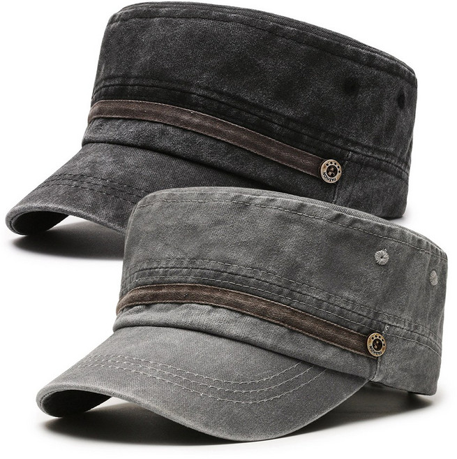 나인벨로 1+1 워싱 밀리터리 군모 캡 빈티지 모자