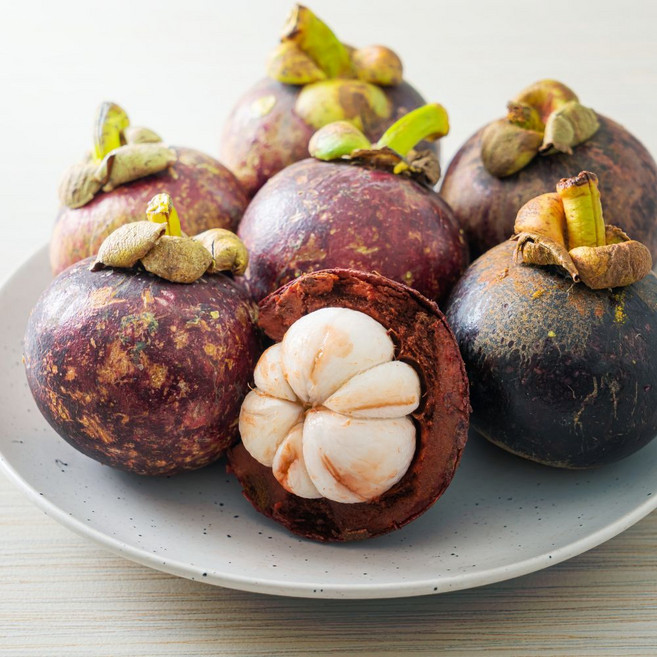 [신선급속냉동] 태국 냉동과일 망고스틴, 1개, 급속 냉동 3kg